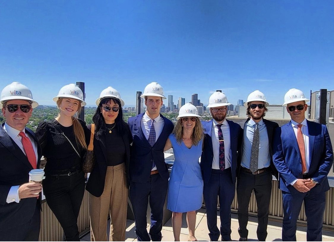 'Vita Team Touring One of Our Newest Properties That is Still Under Construction But Pre-Leasing!'